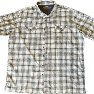 Croft and Barrow Quick Dry Cooling Mens Button Up Shirt 3XLT